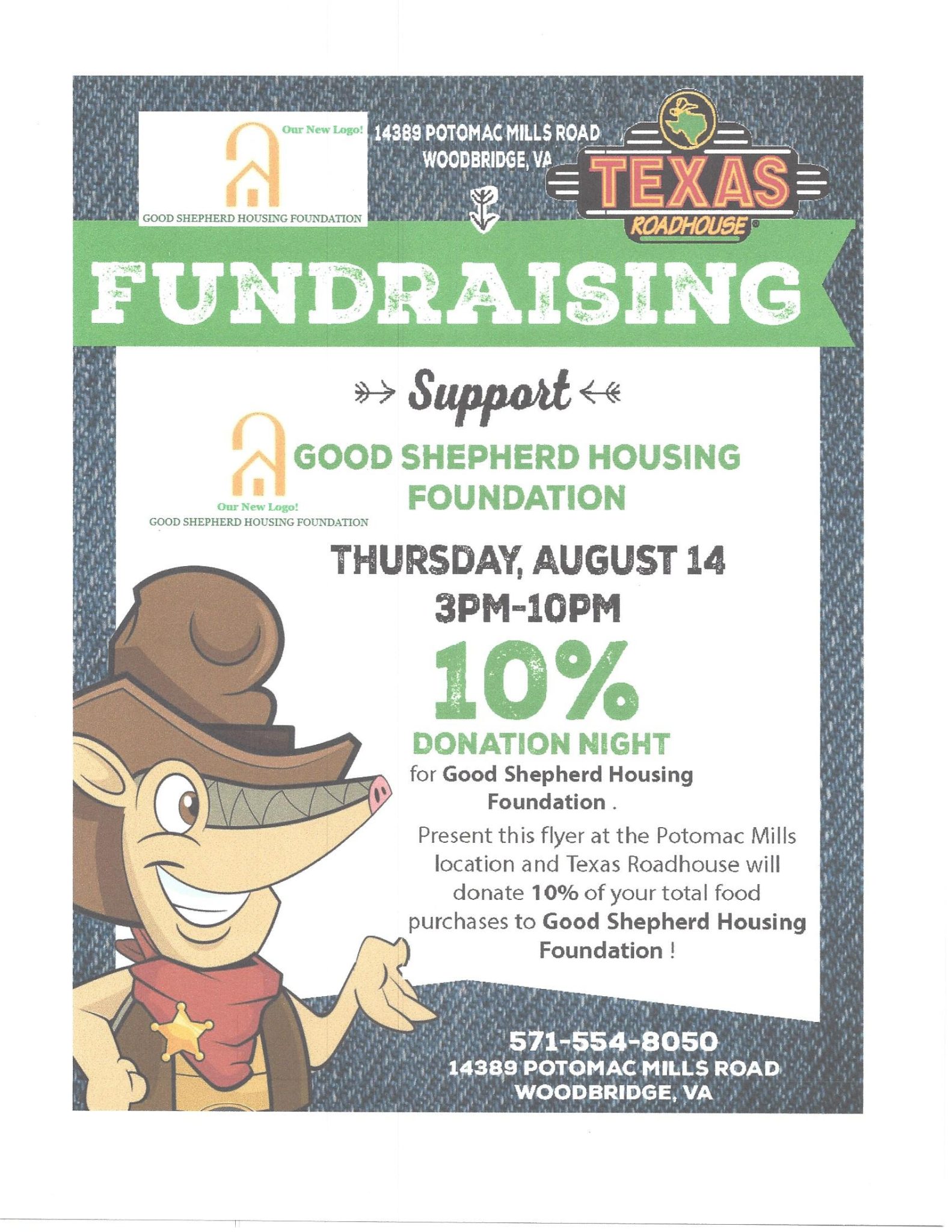 Texas Roadhouse Fundraiser